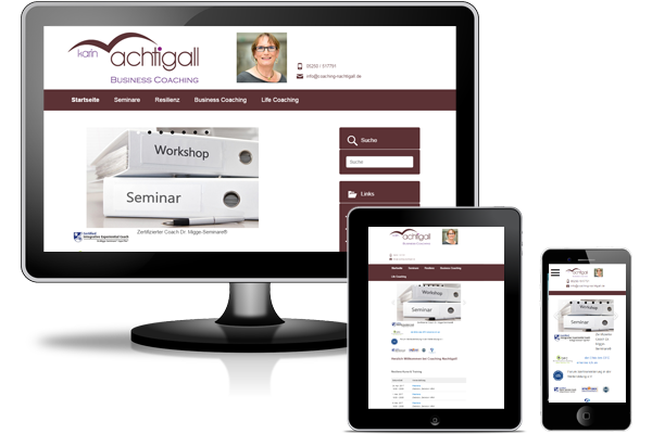 CMS WordPress - Coaching Nachtigall Delbrück