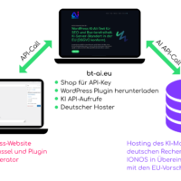 Datensparsamer und datenschutzkonformer Aufruf der KI