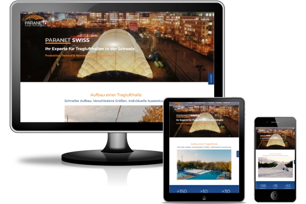 Relaunch Website PARANET-SWISS.com