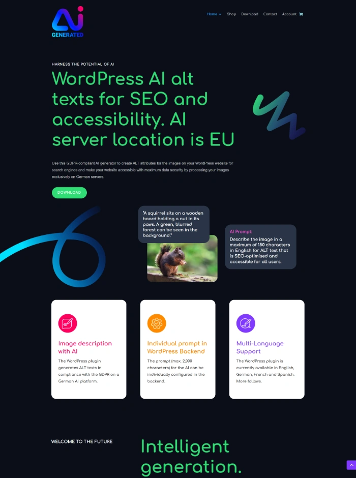 WordPress alt text generated with AI for SEO + accessibility